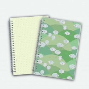 Poly Cover Notebook A5 Dots