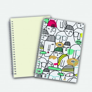 Poly Cover Notebook A5 Blank