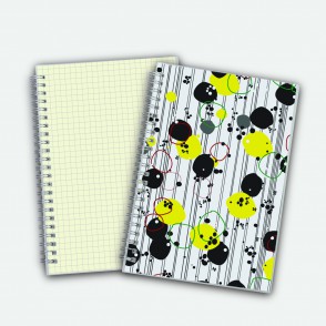 Poly Cover Notebook A5 Grid