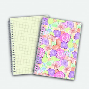 Poly Cover Notebook A5 Grid