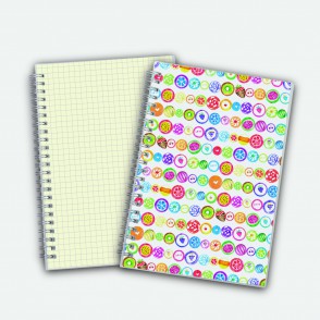 Poly Cover Notebook A5 Grid