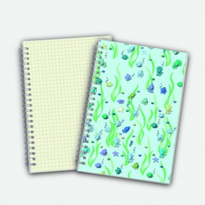 Poly Cover Notebook A5 Grid