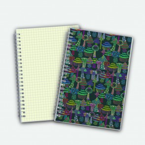 Poly Cover Notebook A5 Grid