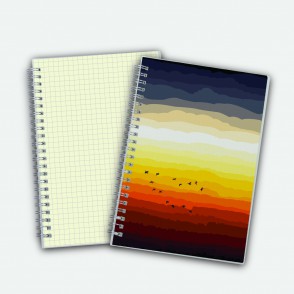 Poly Cover Notebook A5 Grid