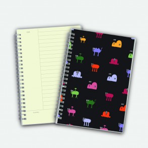 Poly Cover Notebook A5 Notetaking