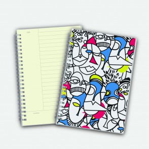 Poly Cover Notebook A5 Notetaking