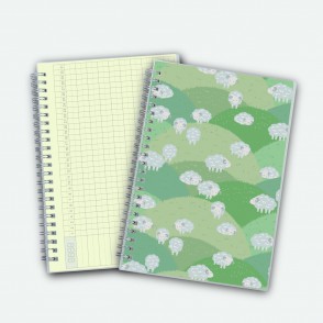 Poly Cover Notebook A5 Undated Planner