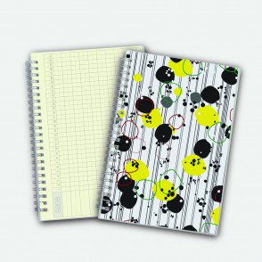 Poly Cover Notebook A5 Undated Planner