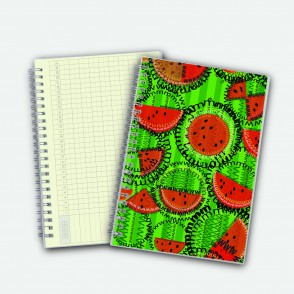 Poly Cover Notebook A5 Undated Planner