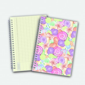Poly Cover Notebook A5 Undated Planner