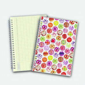 Poly Cover Notebook A5 Undated Planner