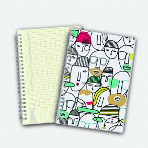 Poly Cover Notebook A5 Undated Planner