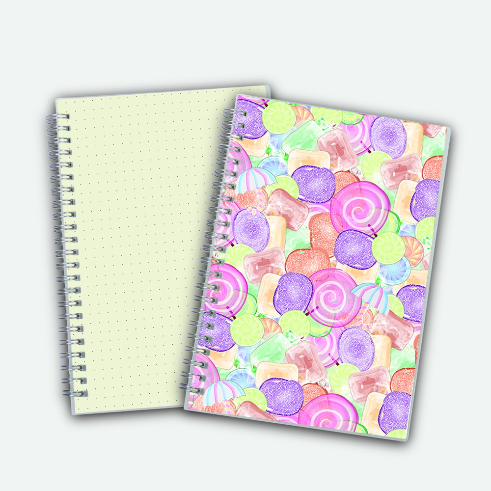 Poly Cover Notebook A5 Dots