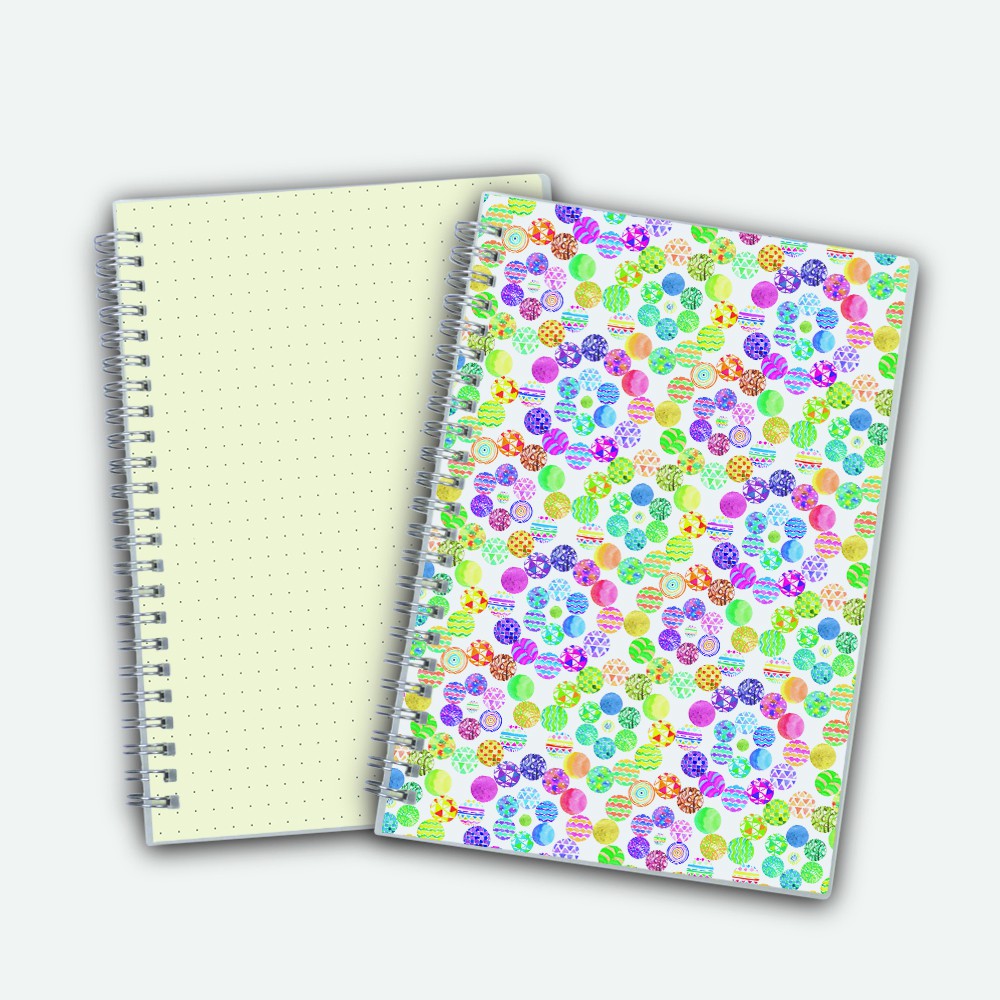 Poly Cover Notebook A5 Dots