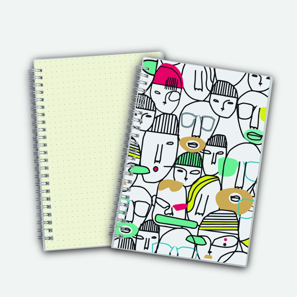 Poly Cover Notebook A5 Dots