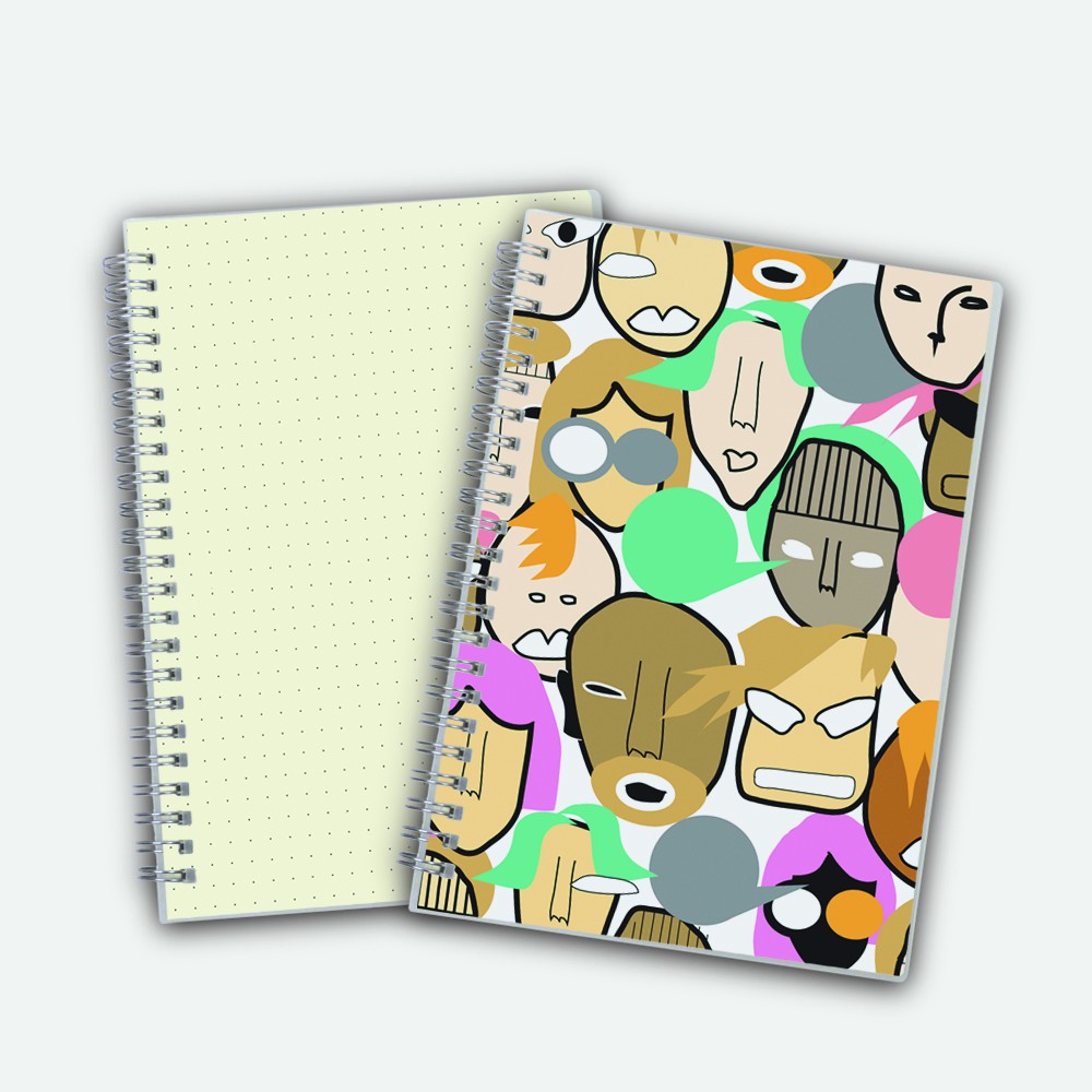 Poly Cover Notebook A5 Dots