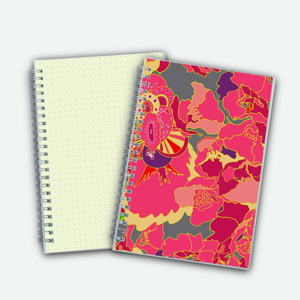 Poly Cover Notebook A5 Dots