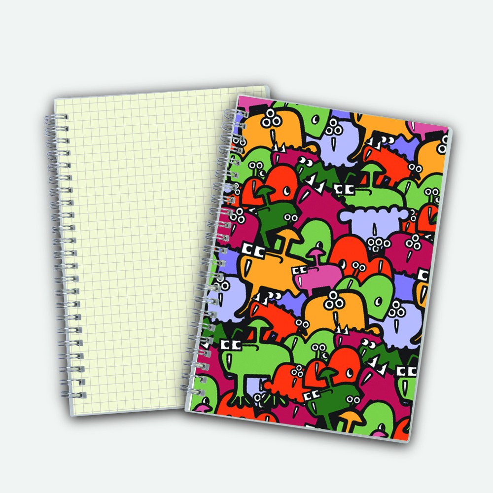 Poly Cover Notebook A5 Grid