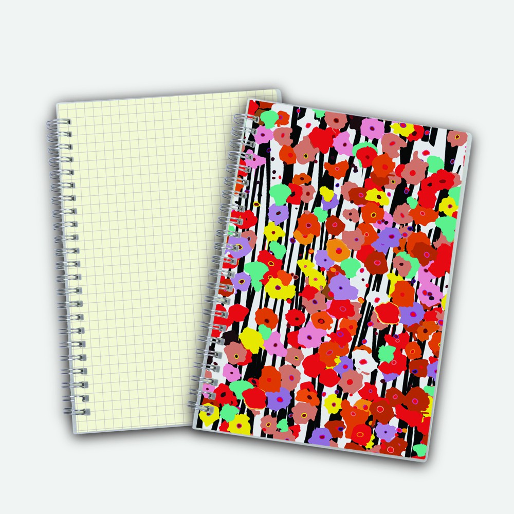 Poly Cover Notebook A5 Grid