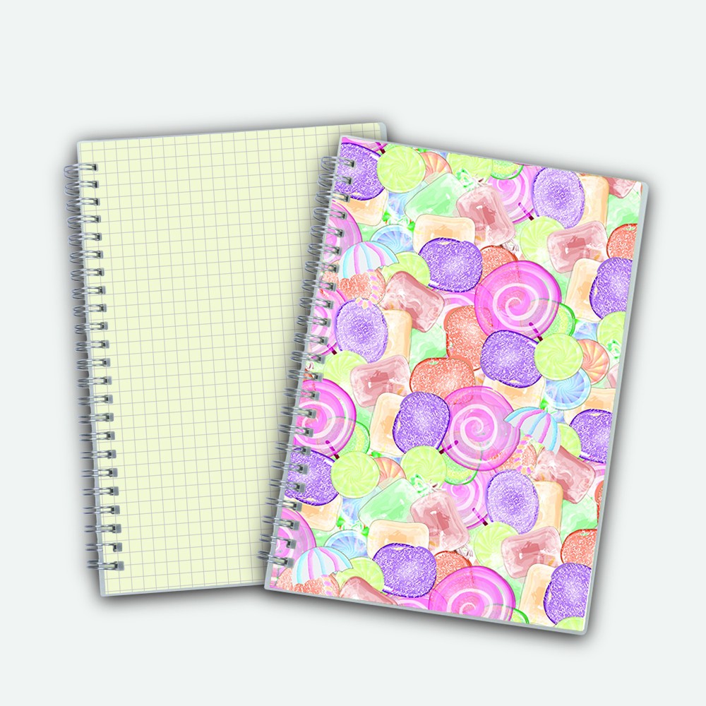 Poly Cover Notebook A5 Grid