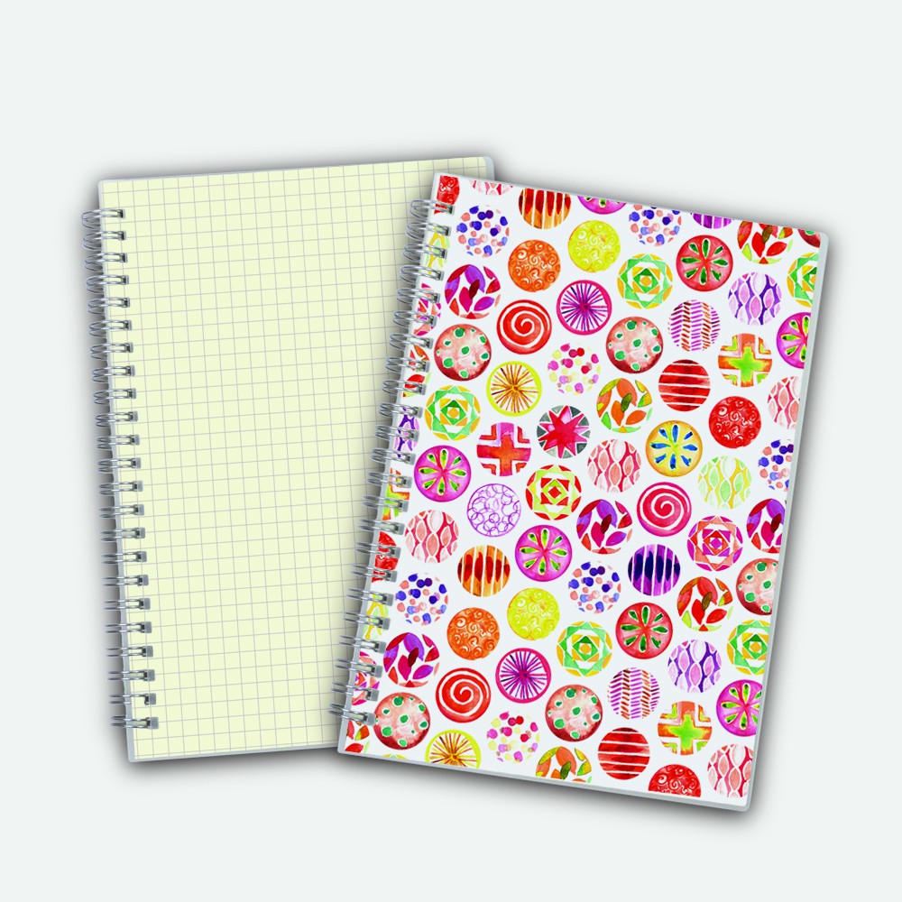 Poly Cover Notebook A5 Grid