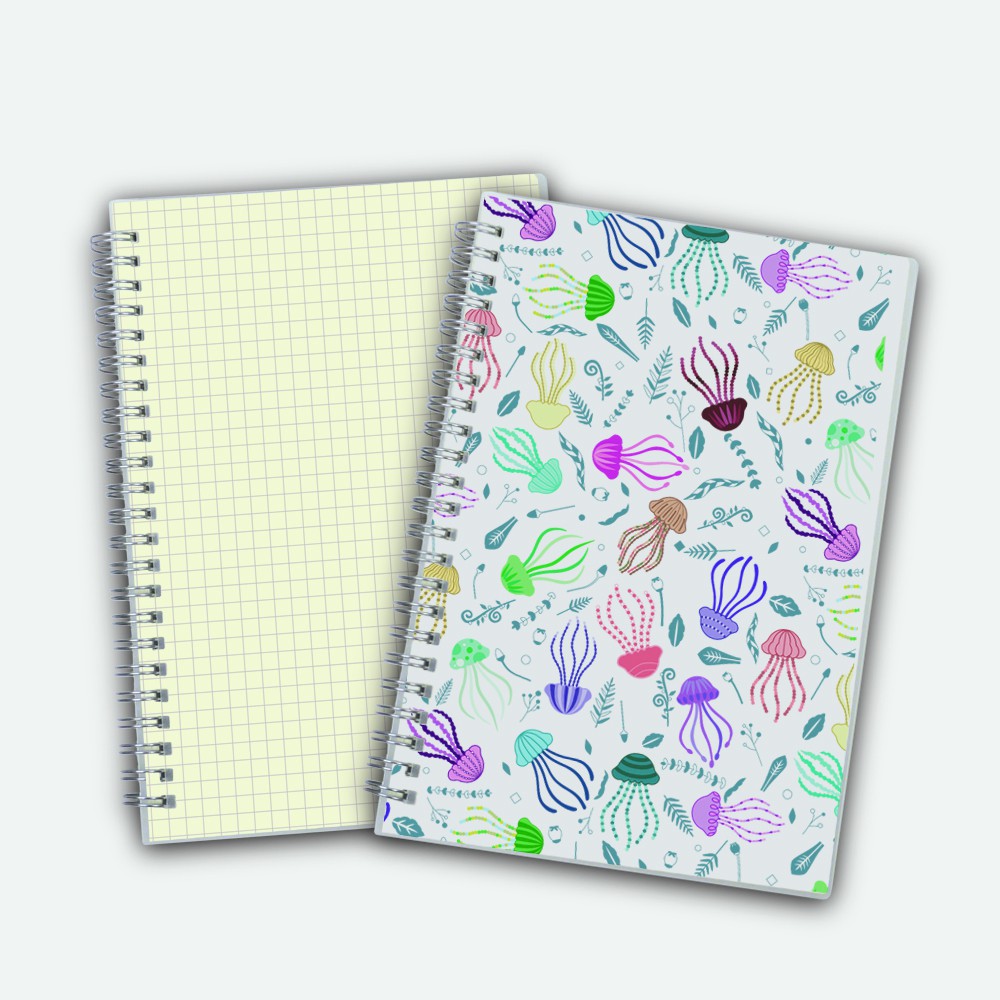 Poly Cover Notebook A5 Grid