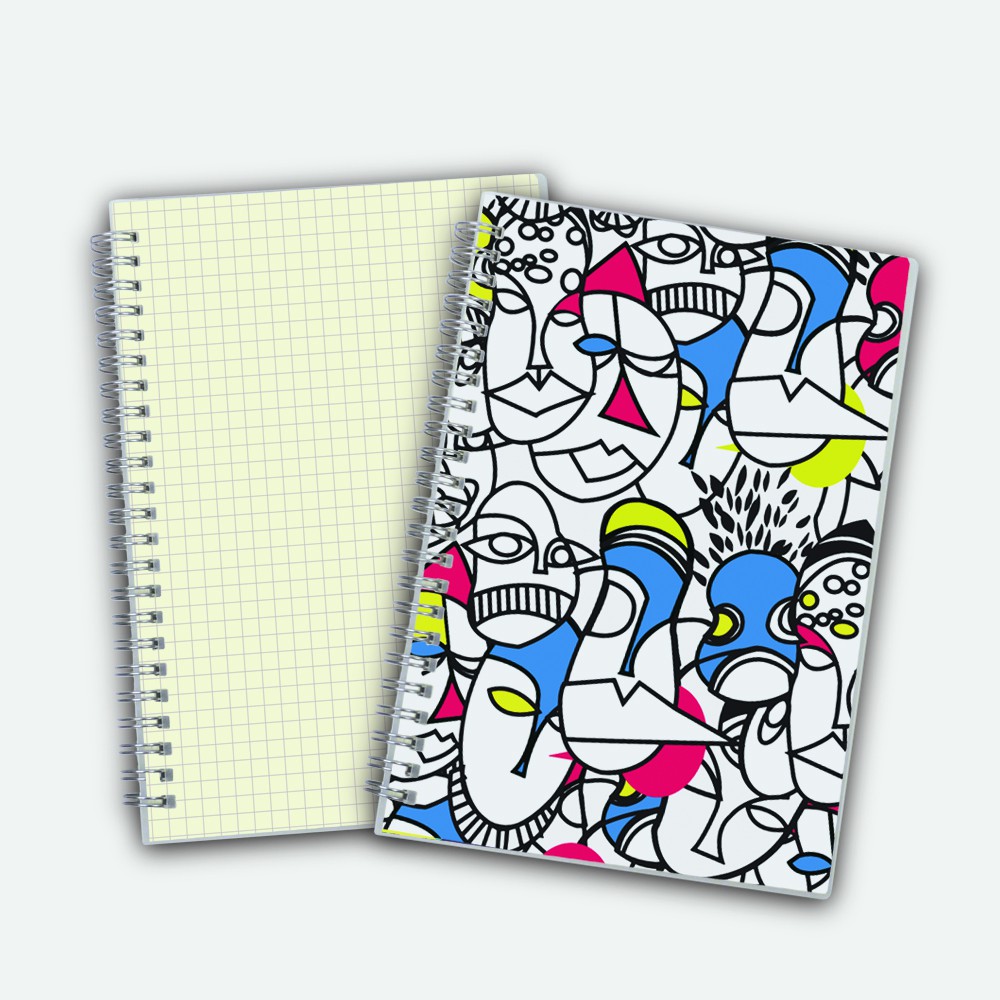 Poly Cover Notebook A5 Grid