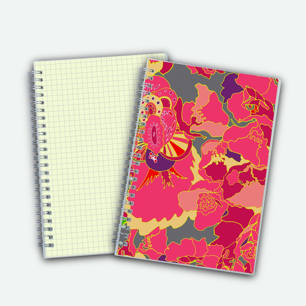 Poly Cover Notebook A5 Grid