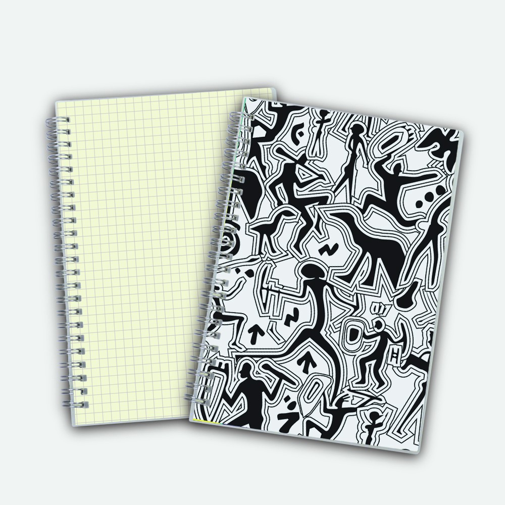 Poly Cover Notebook A5 Grid