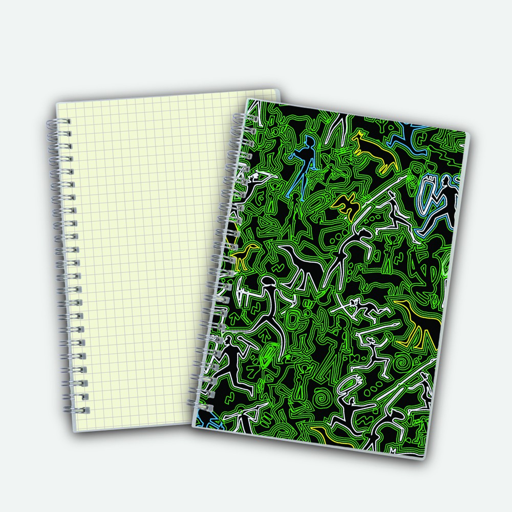 Poly Cover Notebook A5 Grid