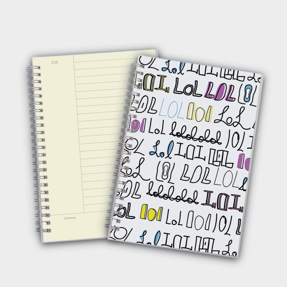 Poly Cover Notebook A5 Notetaking