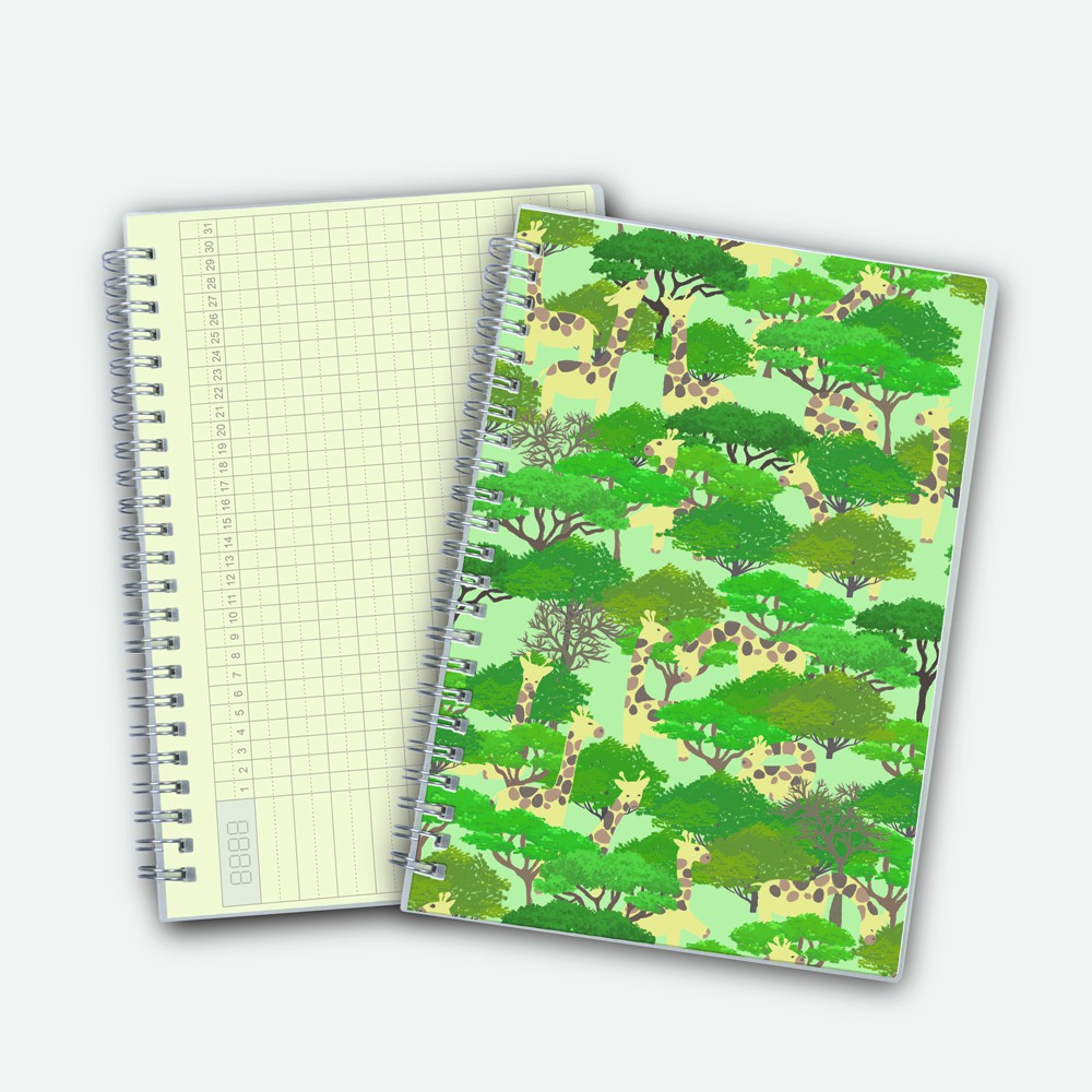 Poly Cover Notebook A5 Undated Planner