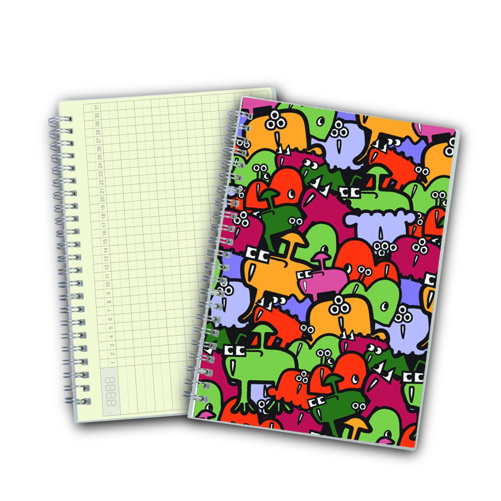 Poly Cover Notebook A5 Undated Planner