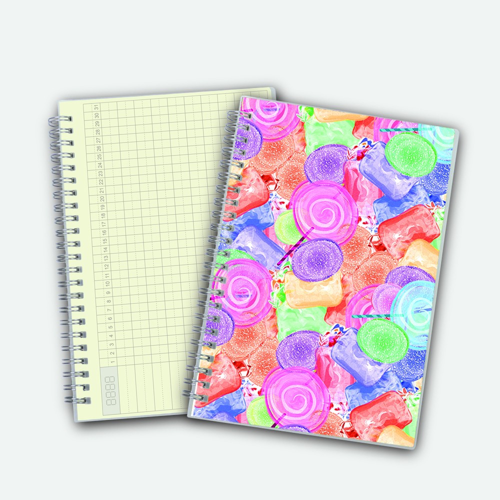 Poly Cover Notebook A5 Undated Planner