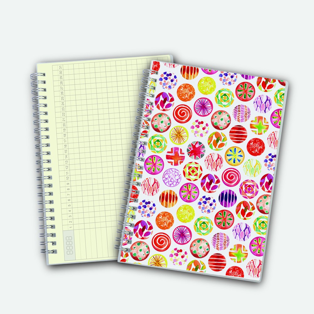 Poly Cover Notebook A5 Undated Planner