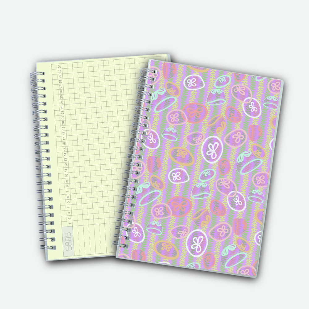 Poly Cover Notebook A5 Undated Planner