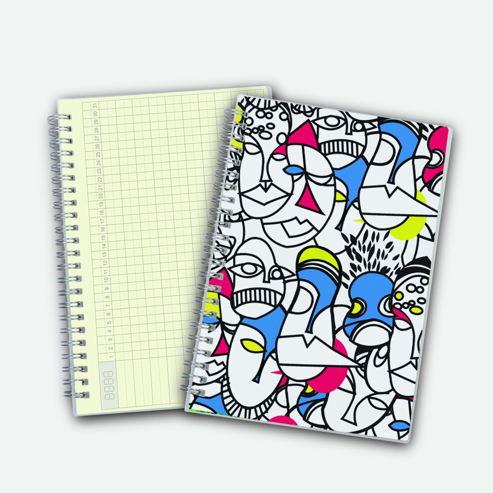 Poly Cover Notebook A5 Undated Planner