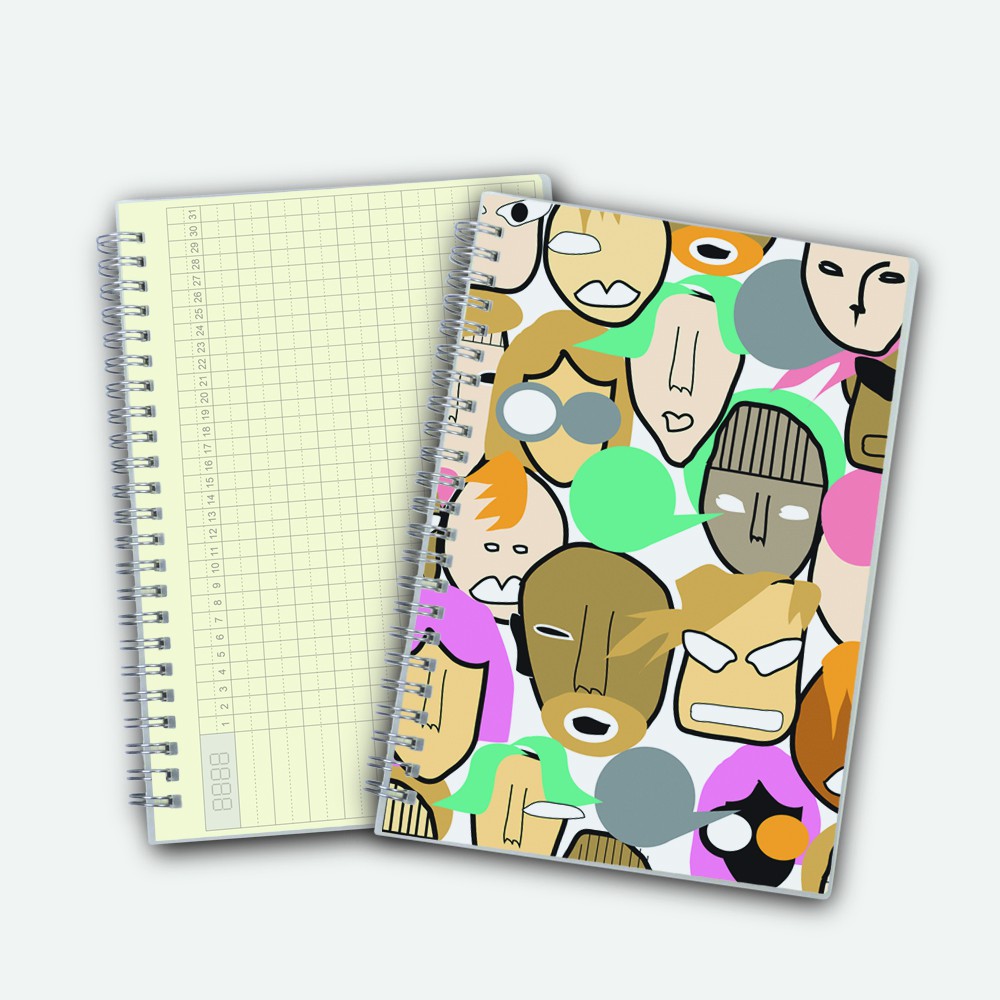 Poly Cover Notebook A5 Undated Planner