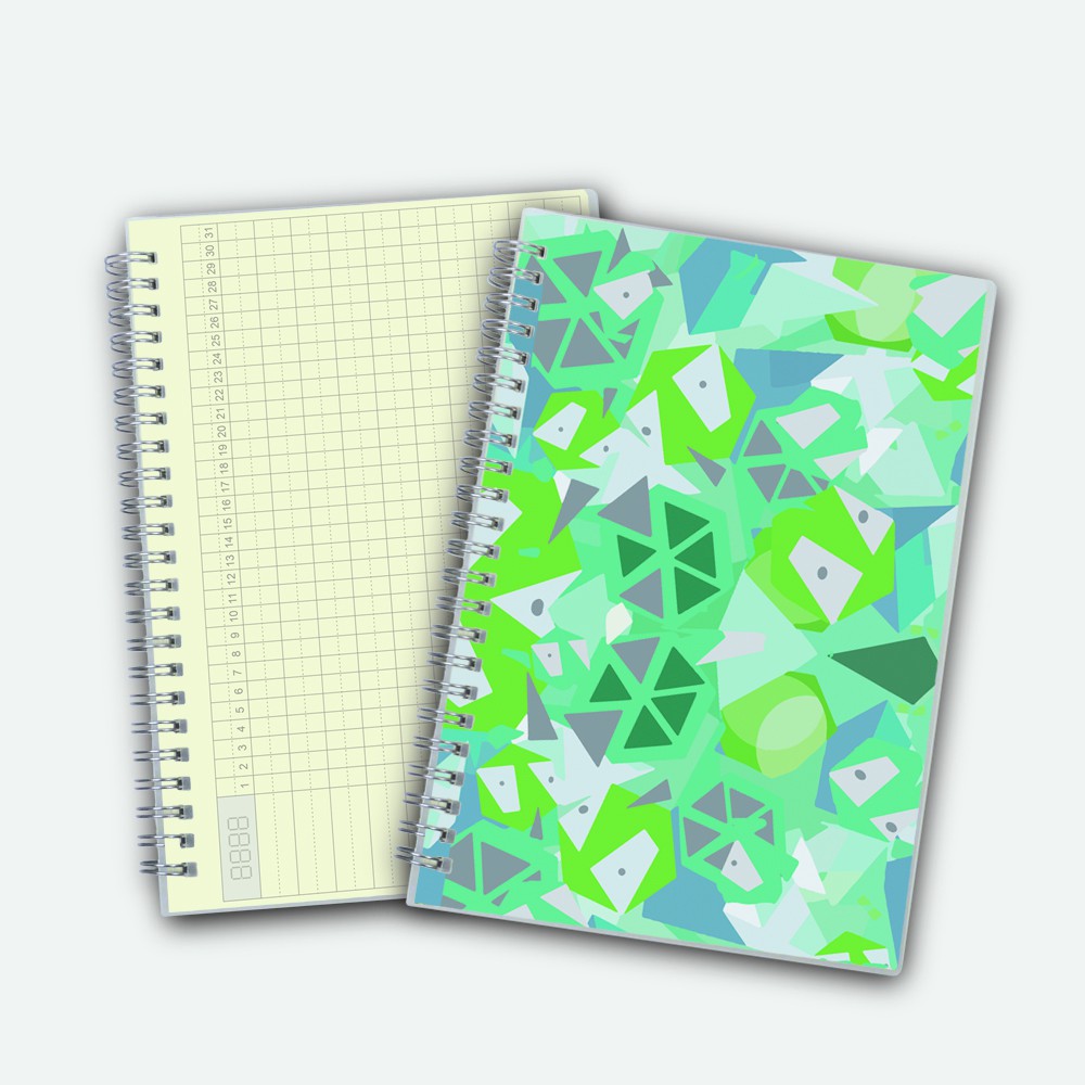 Poly Cover Notebook A5 Undated Planner