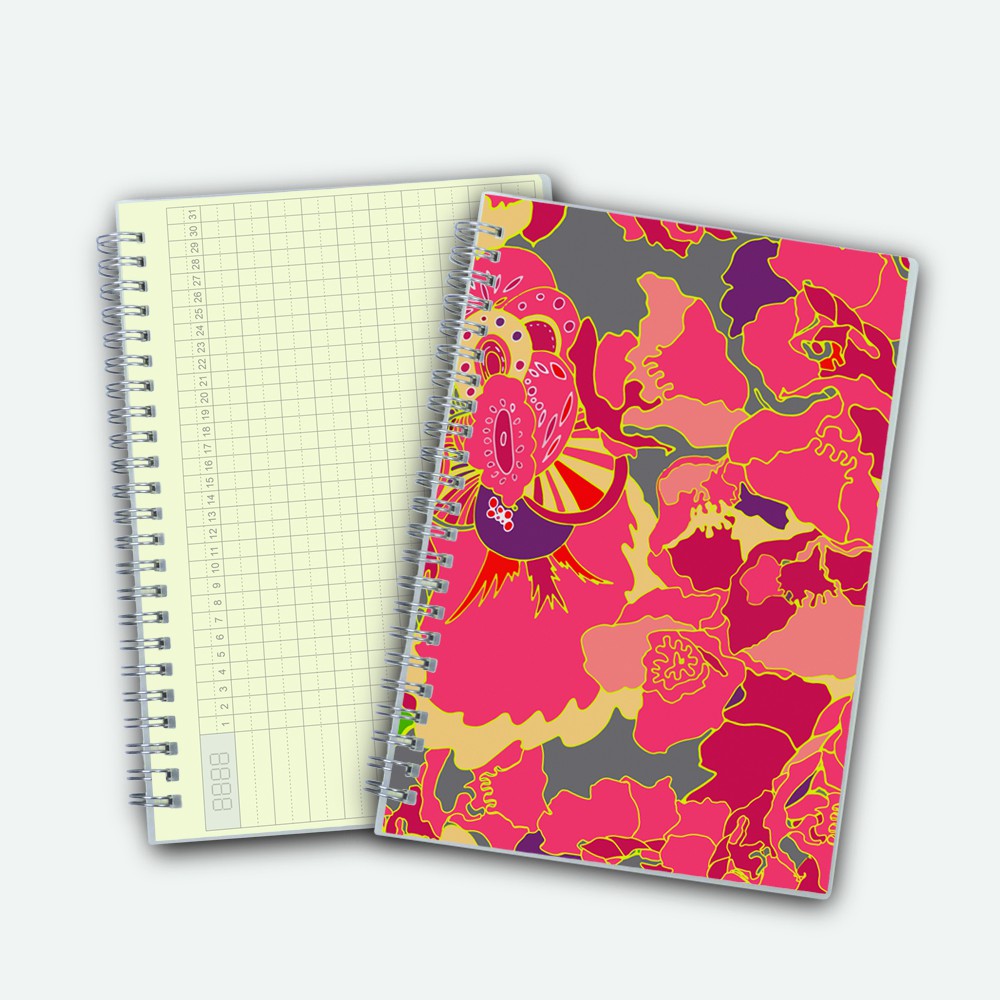 Poly Cover Notebook A5 Undated Planner