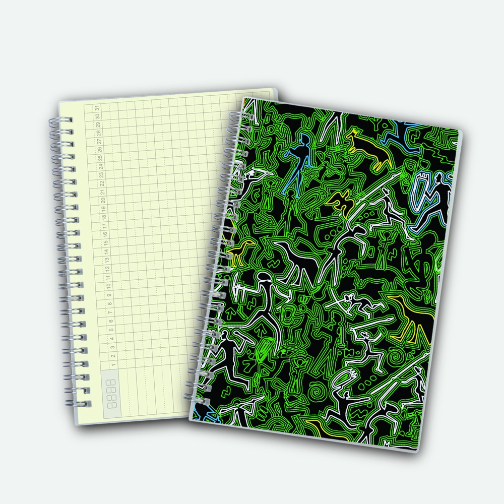 Poly Cover Notebook A5 Undated Planner