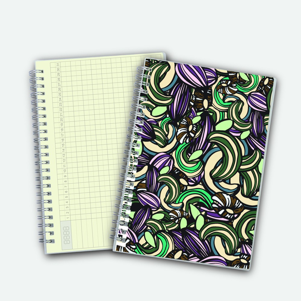 Poly Cover Notebook A5 Undated Planner