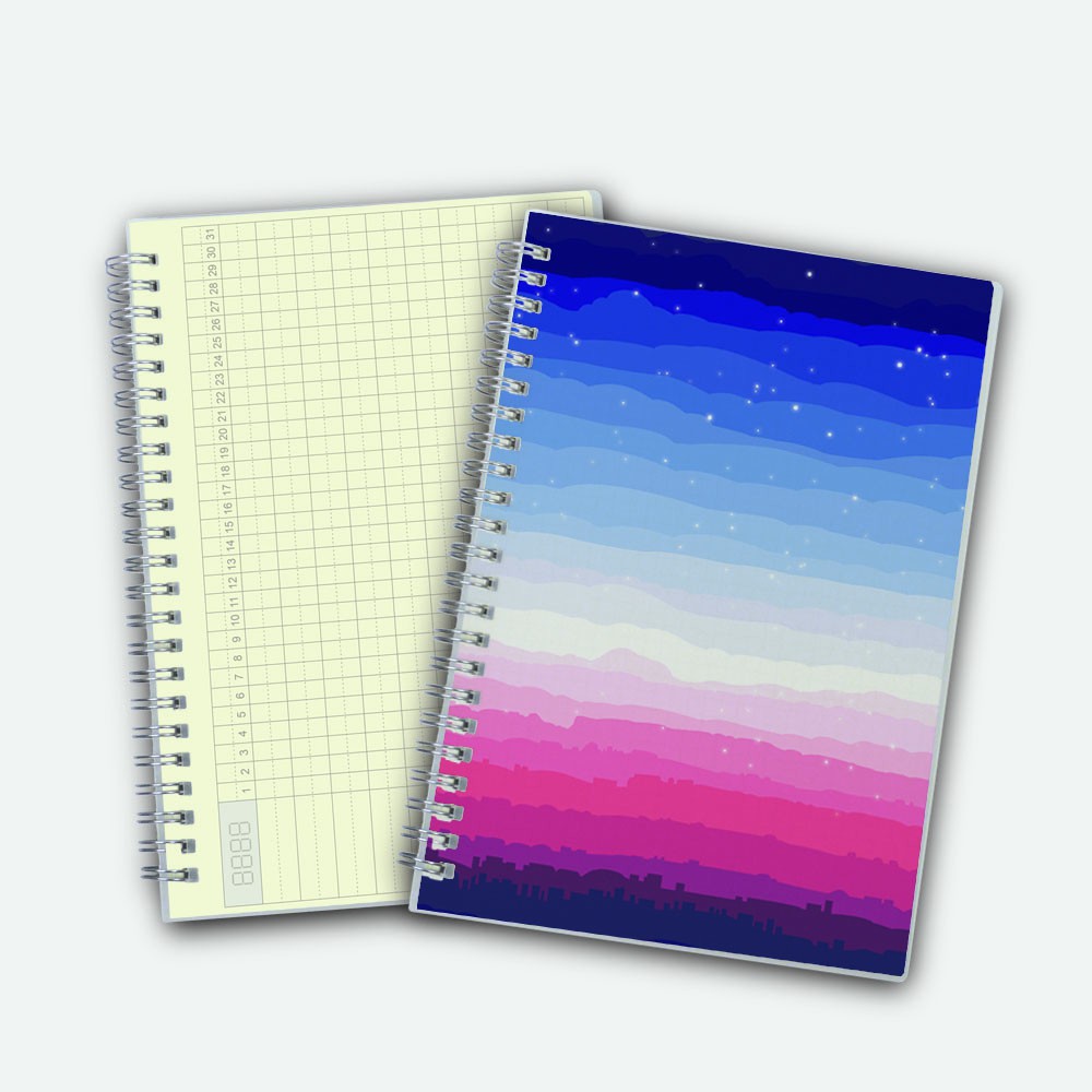 Poly Cover Notebook A5 Undated Planner